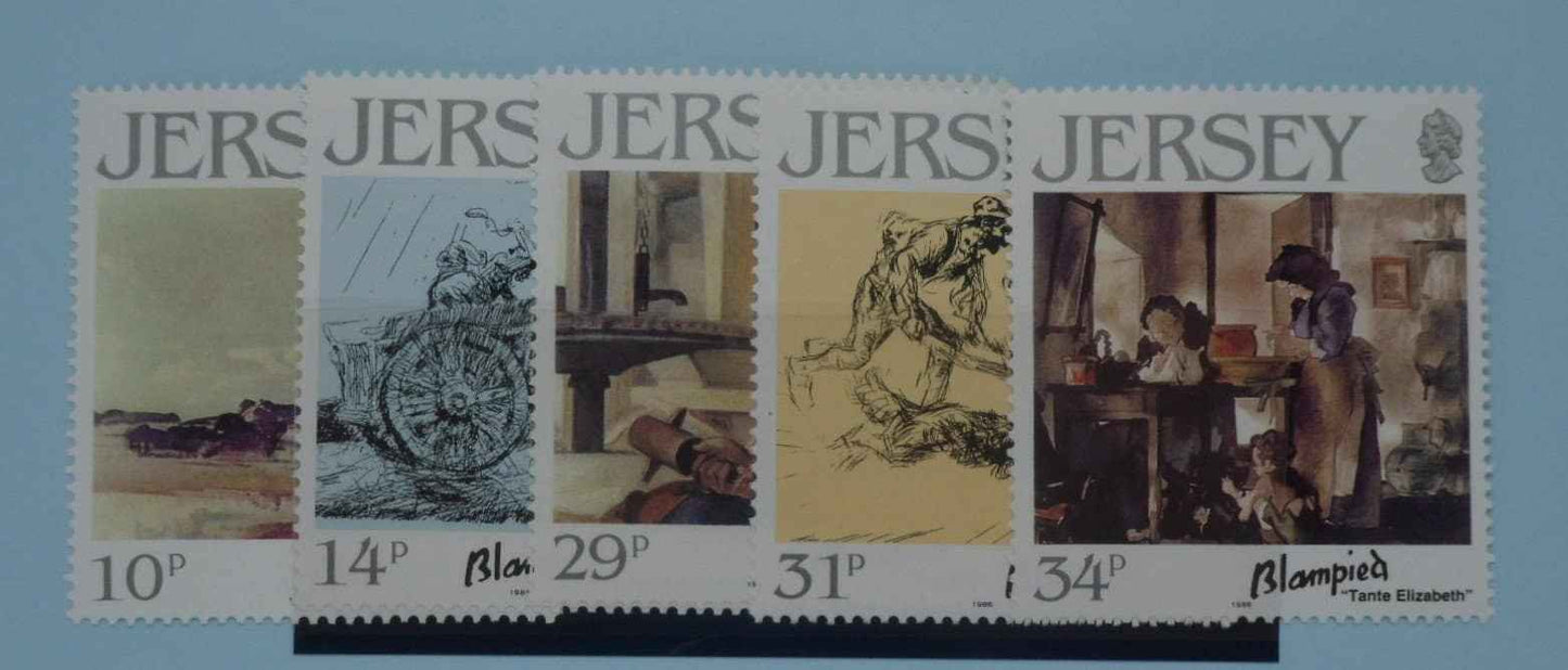 Jersey Stamps, 1986, SG397-401, Mint image 0