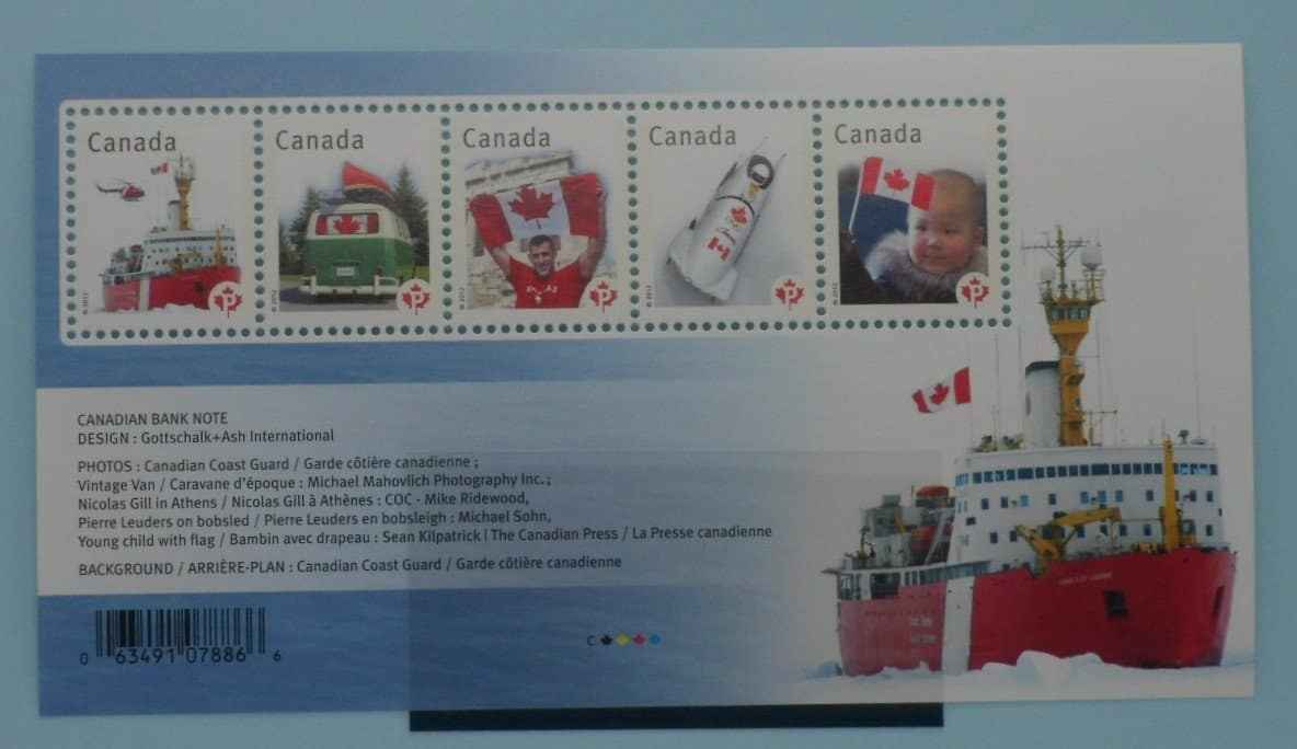 Canada Stamps, 2011-13, MS2749a, Mint image 0