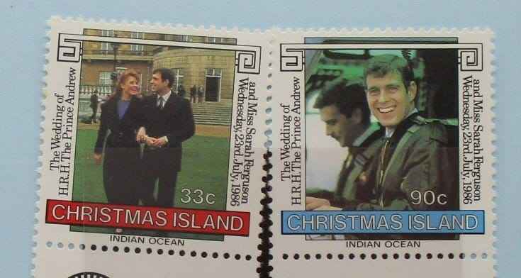 Christmas Island Stamps, 1986, SG220-221, Mint image 0