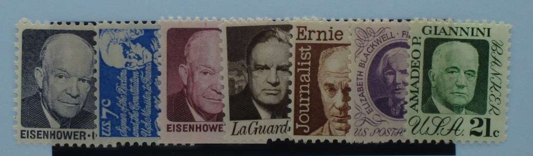 USA Stamps, 1970-74, SG1383-1390, Mint image 0
