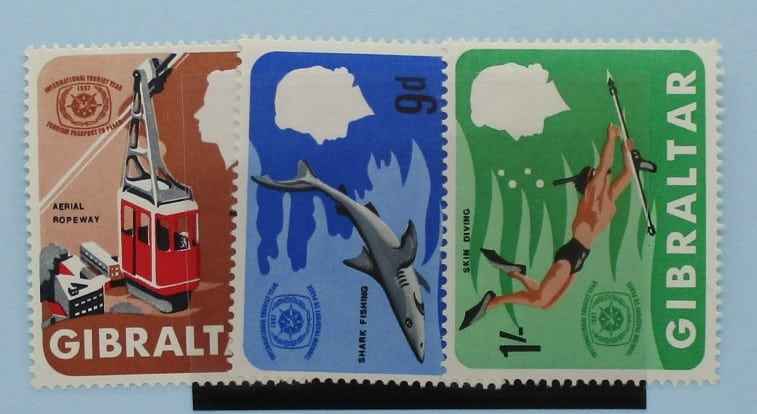 Gibraltar Stamps, 1967, SG214-216, Mint image 0
