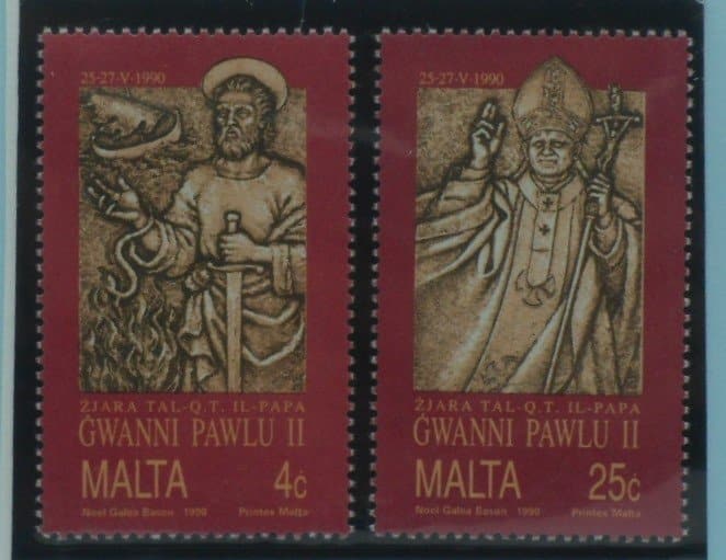 Malta Stamps, 1990, SG874-875, Mint image 0