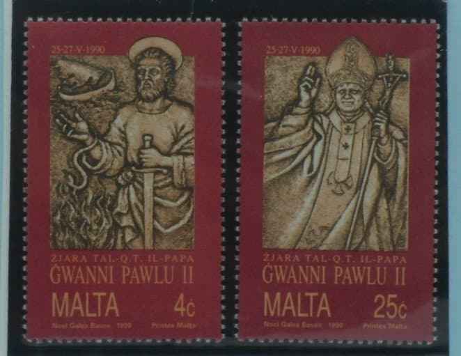 Malta Stamps, 1990, SG874-875, Mint image 0