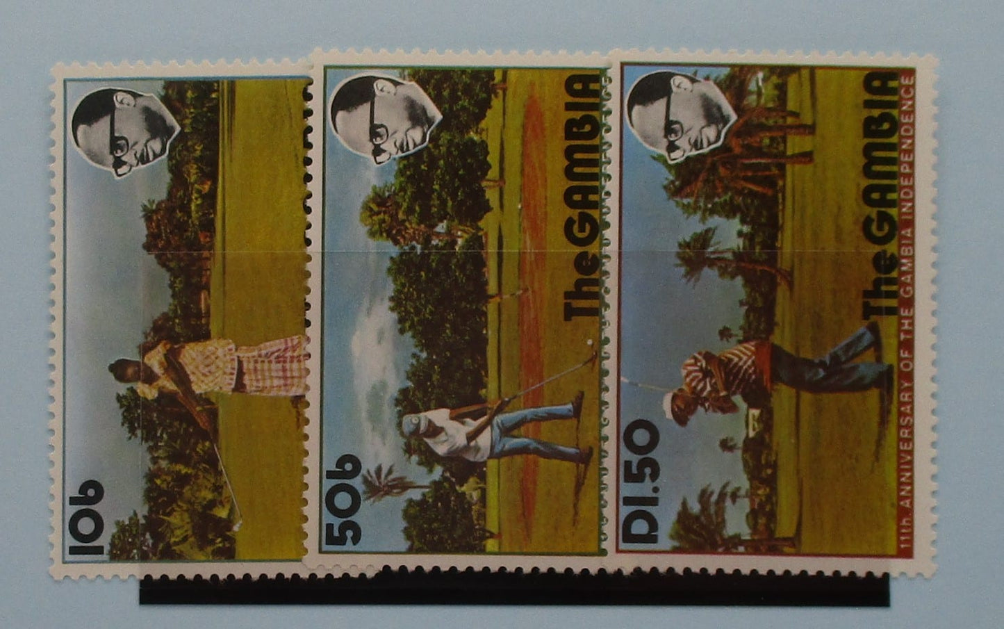 Gambia Stamps, 1975, SG346-348, Mint image 0
