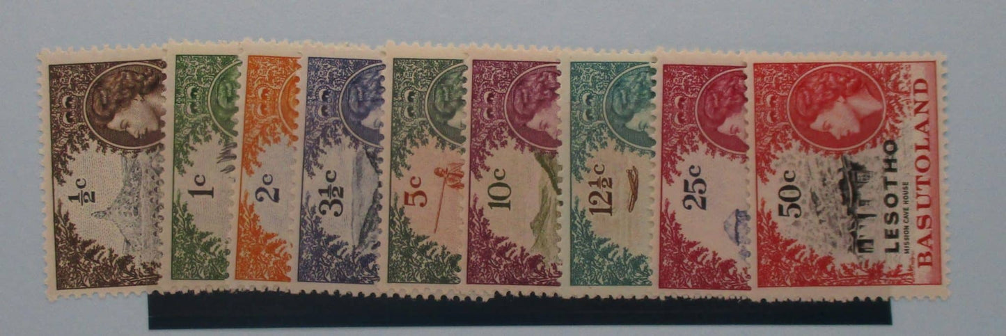 Lesotho Stamps, 1966, SG110A-119A, Mint image 0