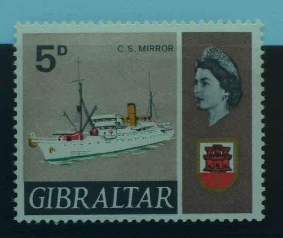 Gibraltar Stamps, 1967-69, SG205b, Mint image 0
