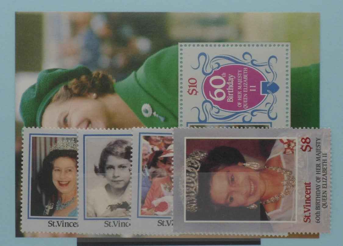 St Vincent Stamps, 1986, SG978-981, MS982, Mint image 0