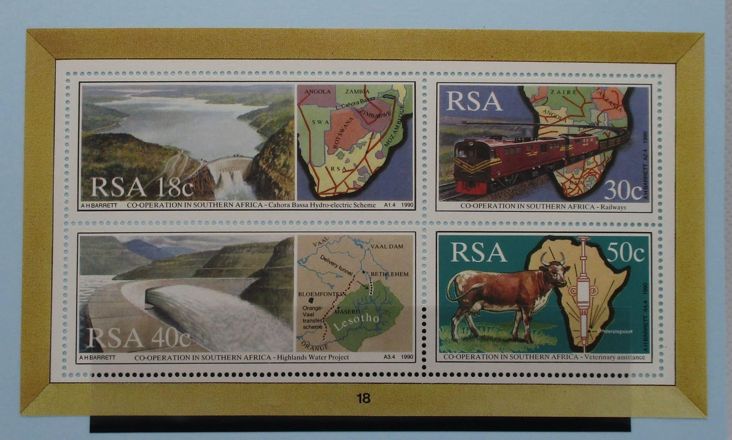 South Africa Stamps, 1990, MS704, Mint image 0