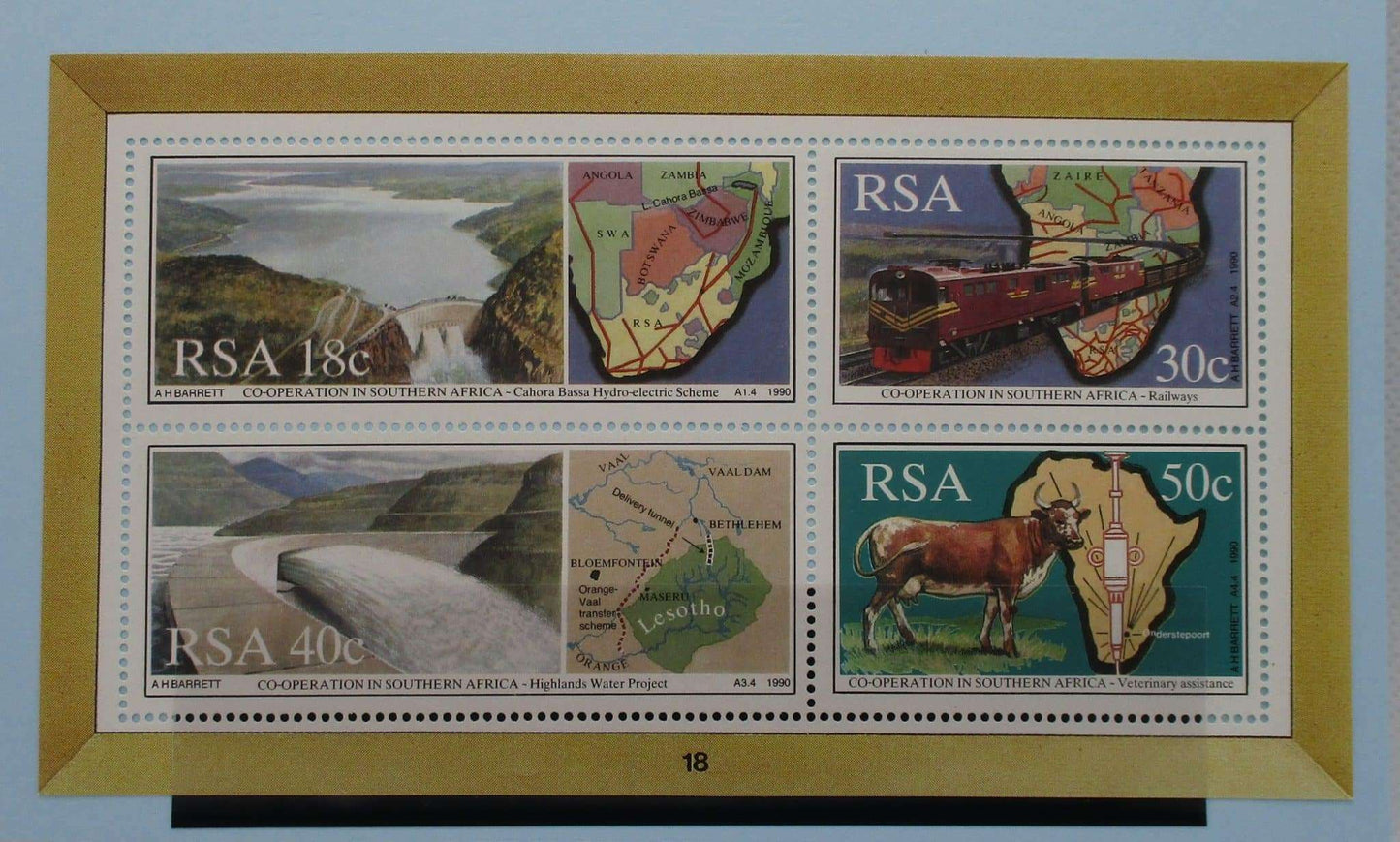 South Africa Stamps, 1990, MS704, Mint image 0