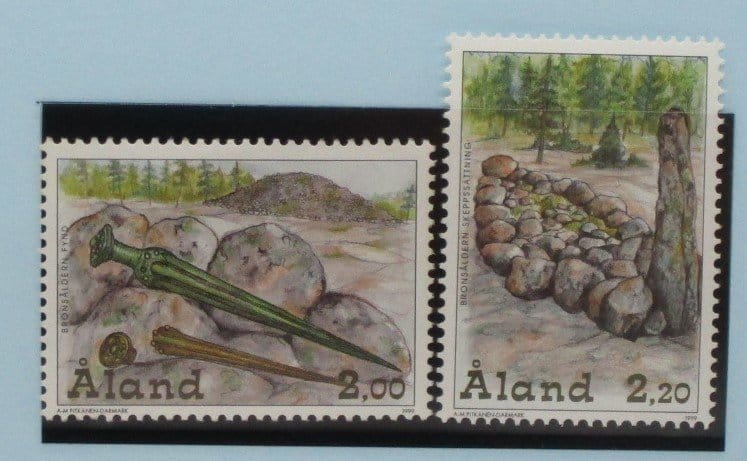 Aland Islands Stamps, 1999, SG145-146, Mint image 0