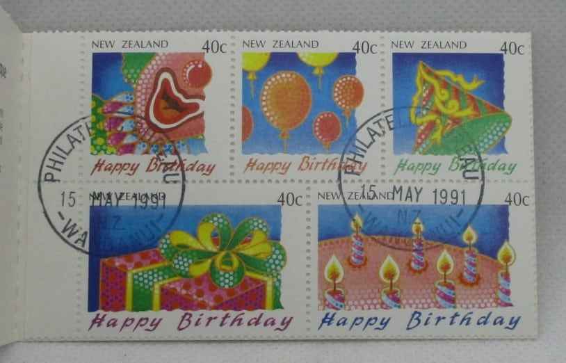 New Zealand Stamps, 1991, SB54, Used image 1