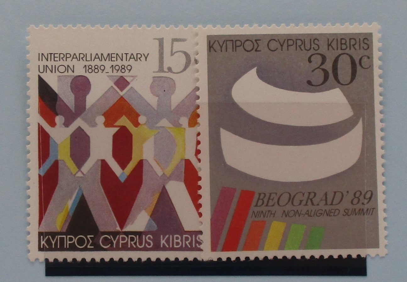 Cyprus Stamps, 1989, SG745-746, Mint image 0