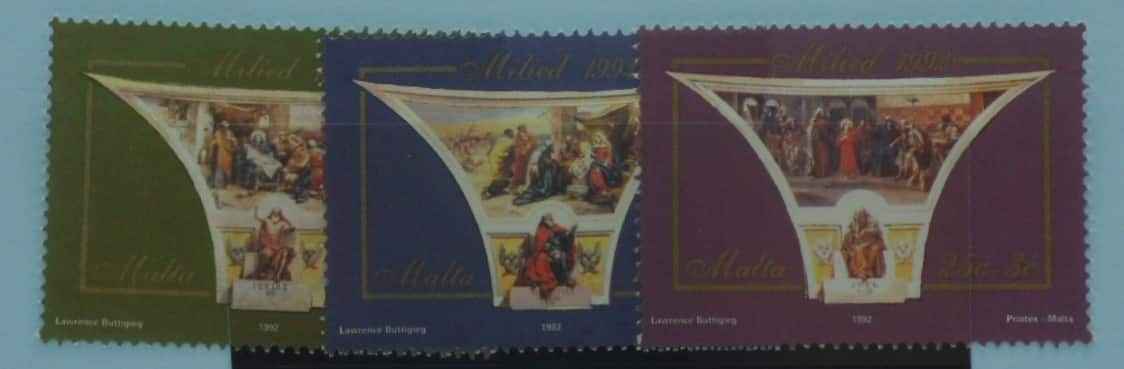 Malta Stamps, 1992, SG931-933, Mint image 0