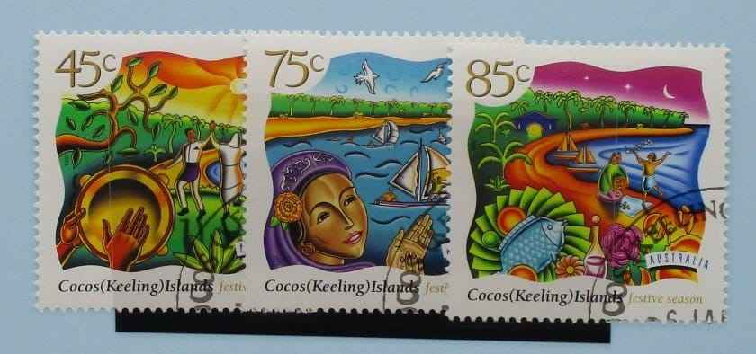 Cocos (Keeling) Islands Stamps, 1997, SG351-353, Used image 0