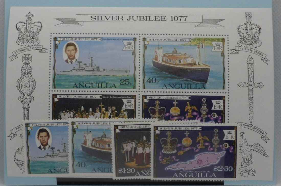 Anguilla Stamps, 1977, SG269-272, MS273, Mint image 0