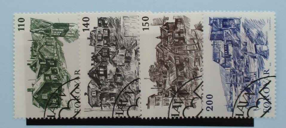 Faroe Islands Stamps, 1981, SG58-61, Used image 0