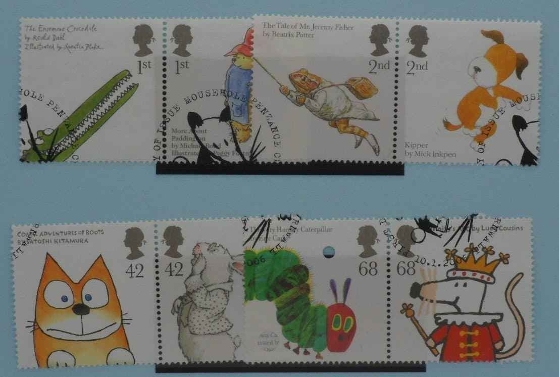 Great Britain Stamps, 2006, SG2589a, 2591a, 2593a, 2595a, Used image 0