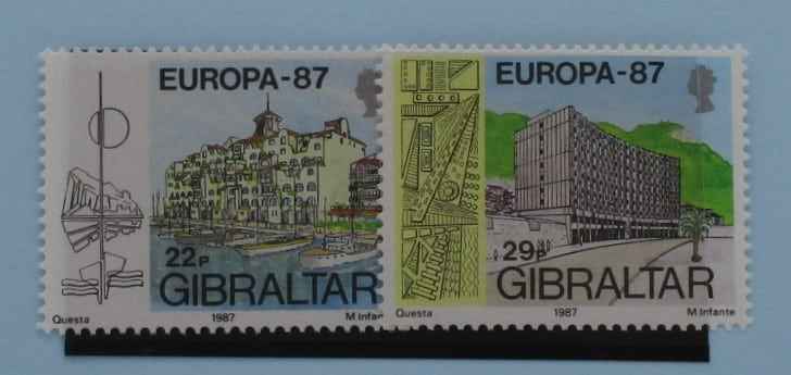 Gibraltar Stamps, 1987, SG563-564, Mint image 0