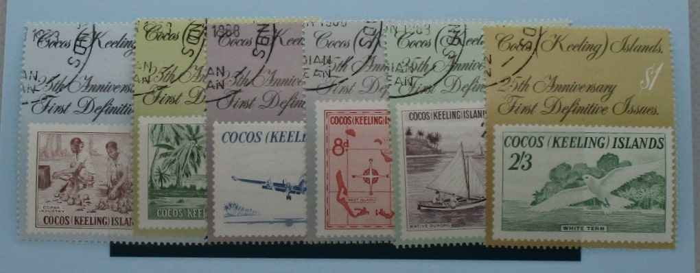 Cocos (Keeling) Islands Stamps, 1988, SG185-190, Used image 0