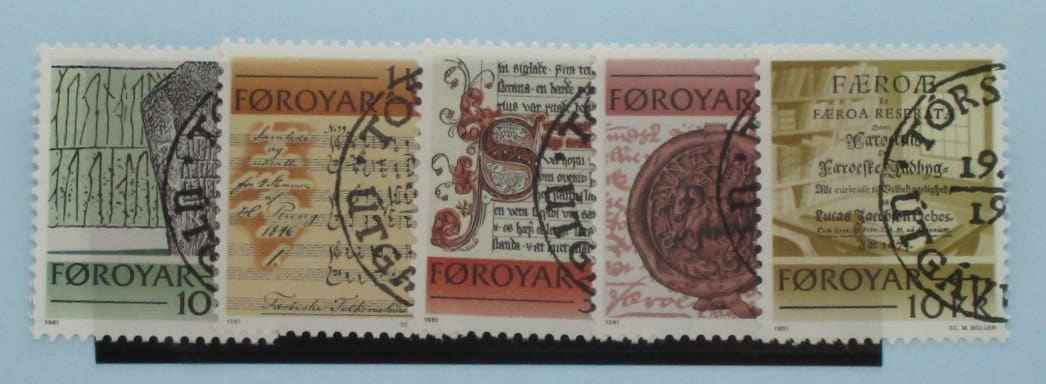 Faroe Islands Stamps, 1981, SG64-68, Used image 0