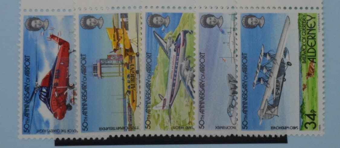 Alderney Stamps, 1985, SGA18-A22, Mint image 0