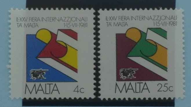 Malta Stamps, 1981, SG661-662, Mint image 0