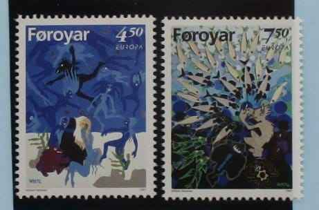 Faroe Islands Stamps, 1997, SG328-329, Mint image 0