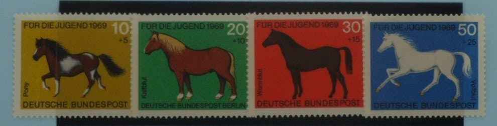 West Germany Stamps, 1969, SG1478-1481, Mint image 0