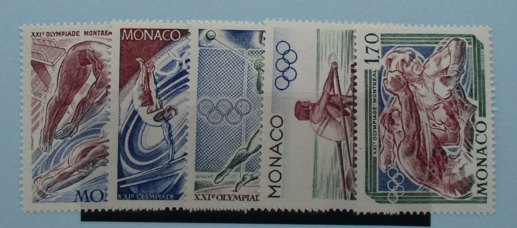 Monaco Stamps, 1976, SG1245-1249, Mint image 0