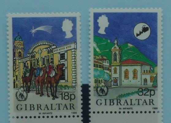 Gibraltar Stamps, 1986, SG546-547, Mint image 0