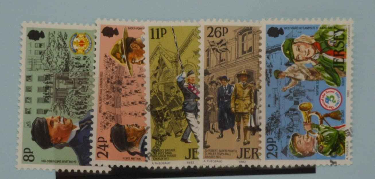 Jersey Stamps, 1982, SG299-303, Used image 0