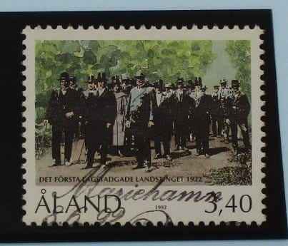 Aland Islands Stamps, 1992, SG62, Used image 0