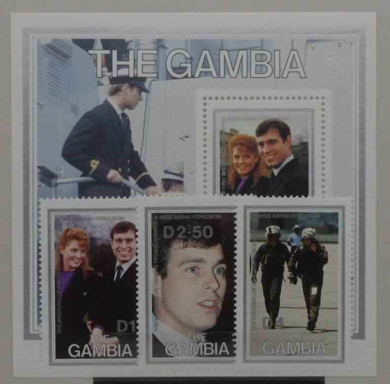 Gambia Stamps, 1986, SG664-666, MS667, Mint image 0