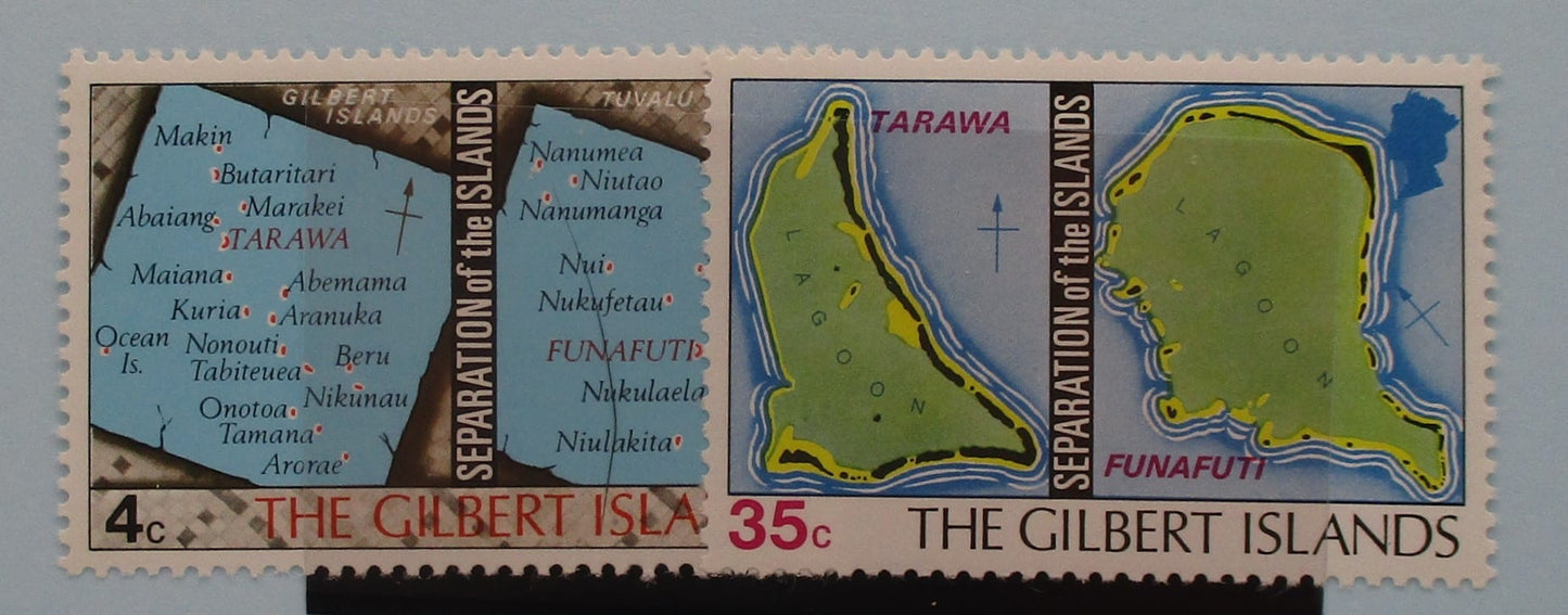 Gilbert Islands Stamps, 1976, SG1-2, Mint image 0