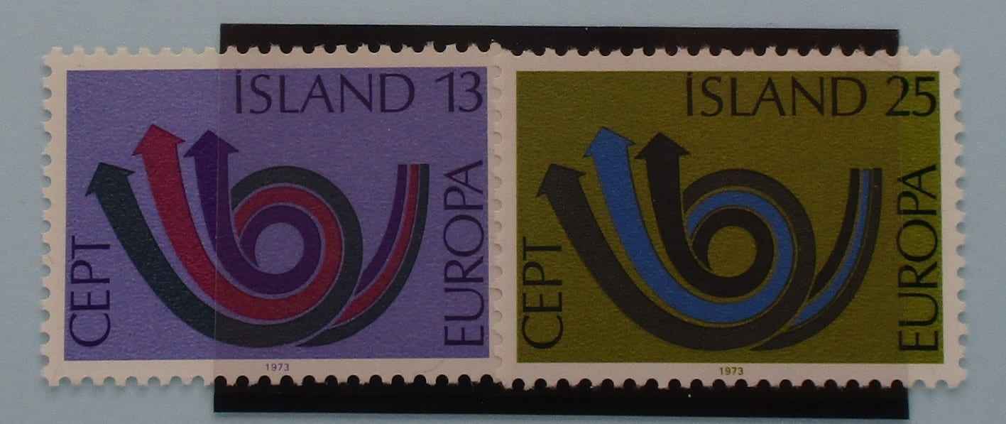 Iceland Stamps, 1973, SG502-503, Mint image 0