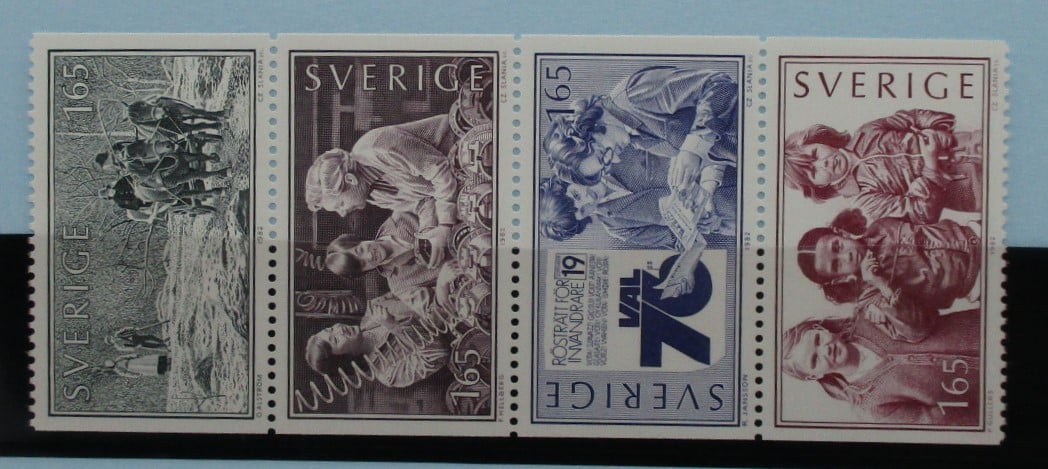 Sweden Stamps, 1982, SG1124-1127, Mint image 0