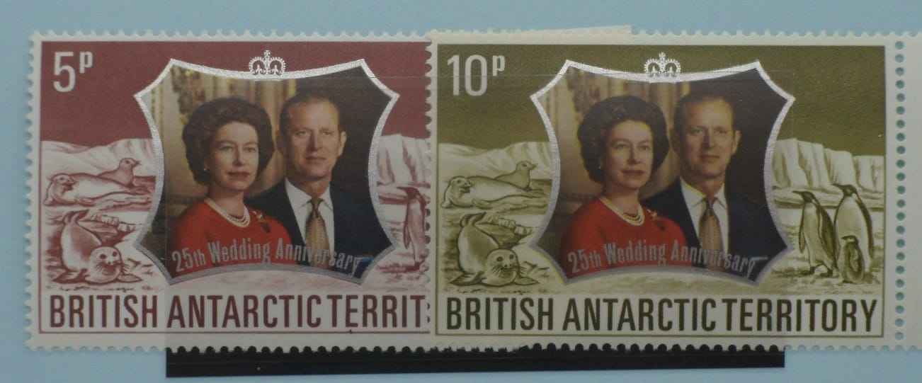British Antarctic Territory Stamps, 1972, SG42-43, Mint image 0