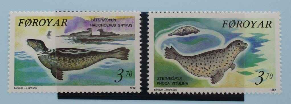 Faroe Islands Stamps, 1992, SG227-228, Mint image 0