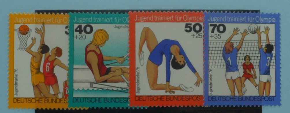 West Germany Stamps, 1976, SG1775-1778, Mint image 0