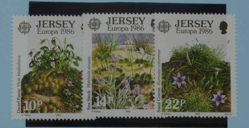 Jersey Stamps, 1986, SG386-388, Mint image 0