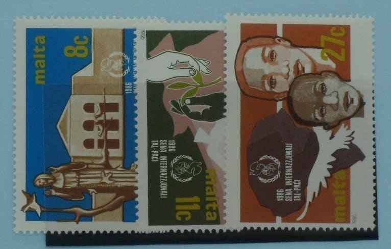 Malta Stamps, 1986, SG776-778, Mint image 0