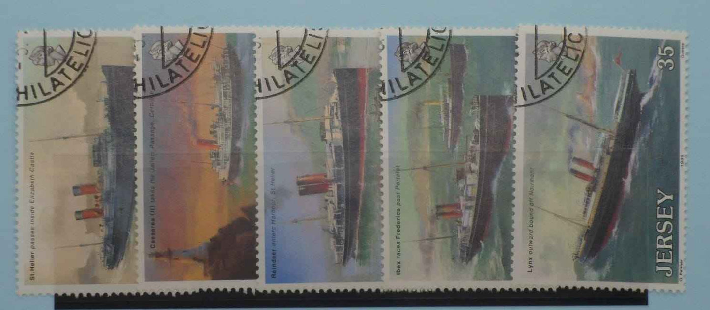 Jersey Stamps, 1989, SG507-511, Used image 0