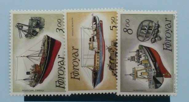 Faroe Islands Stamps, 1987, SG146-148, Mint image 0