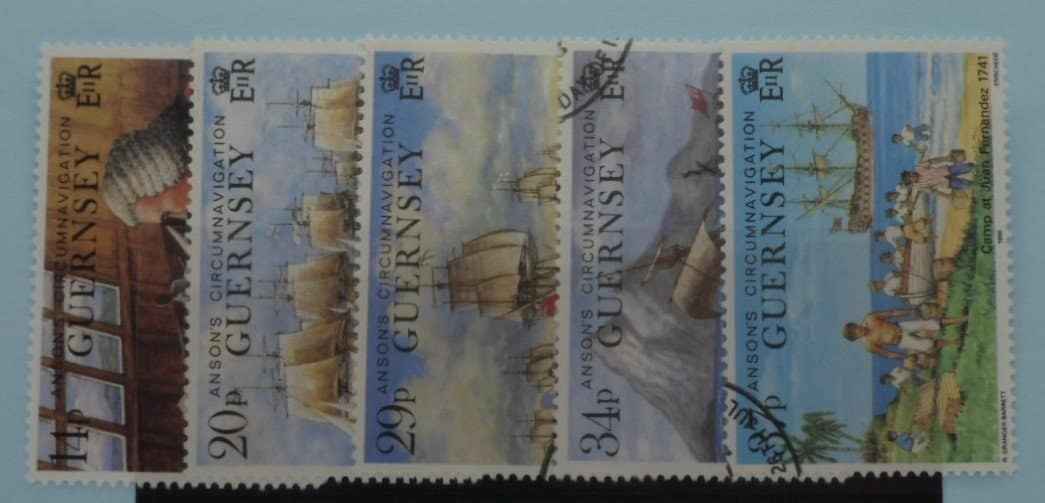 Guernsey Stamps, 1990, SG496-500, Used image 0