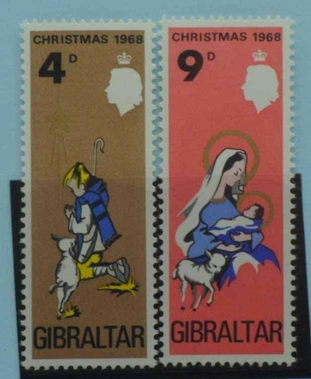 Gibraltar Stamps, 1968, SG231-232, Mint image 0