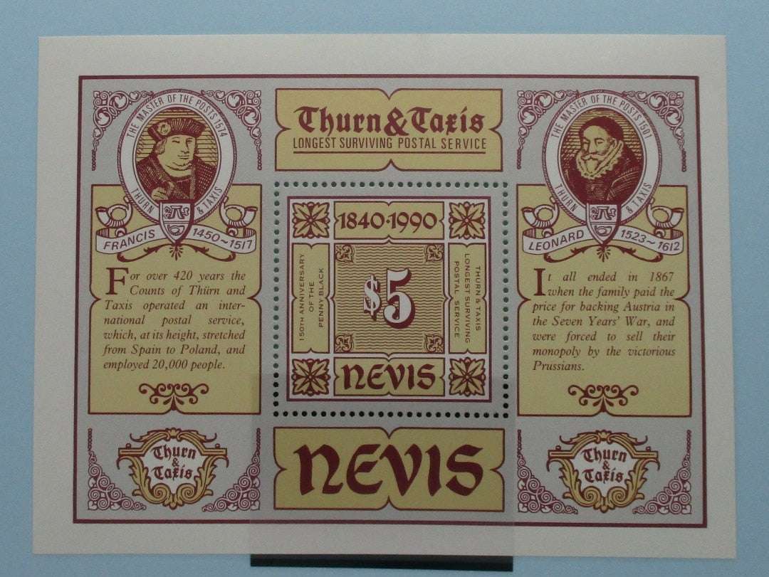 Nevis Stamps, 1990, MS545, Mint image 0