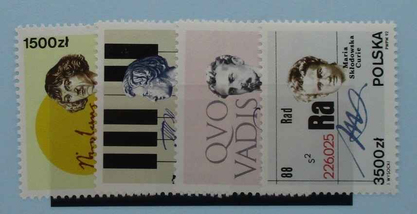 Poland Stamps, 1992, SG3398-3401, Mint image 0
