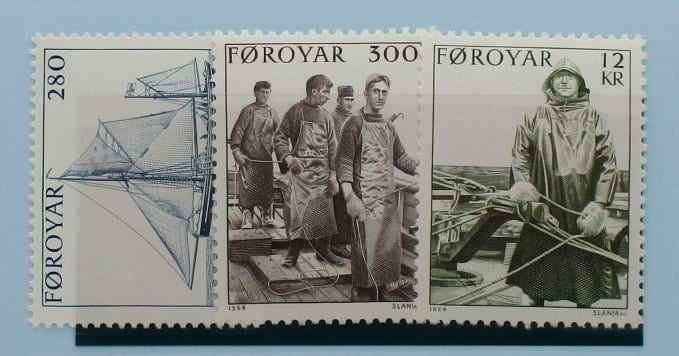 Faroe Islands Stamps, 1984, SG100-102, Mint image 0