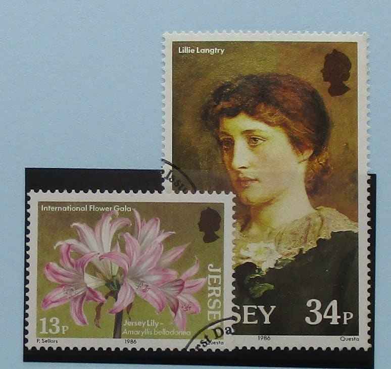 Jersey Stamps, 1986, SG380-381, Used image 0