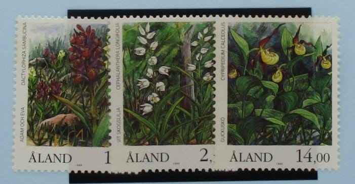 Aland Islands Stamps, 1989, SG36-38, Mint image 0